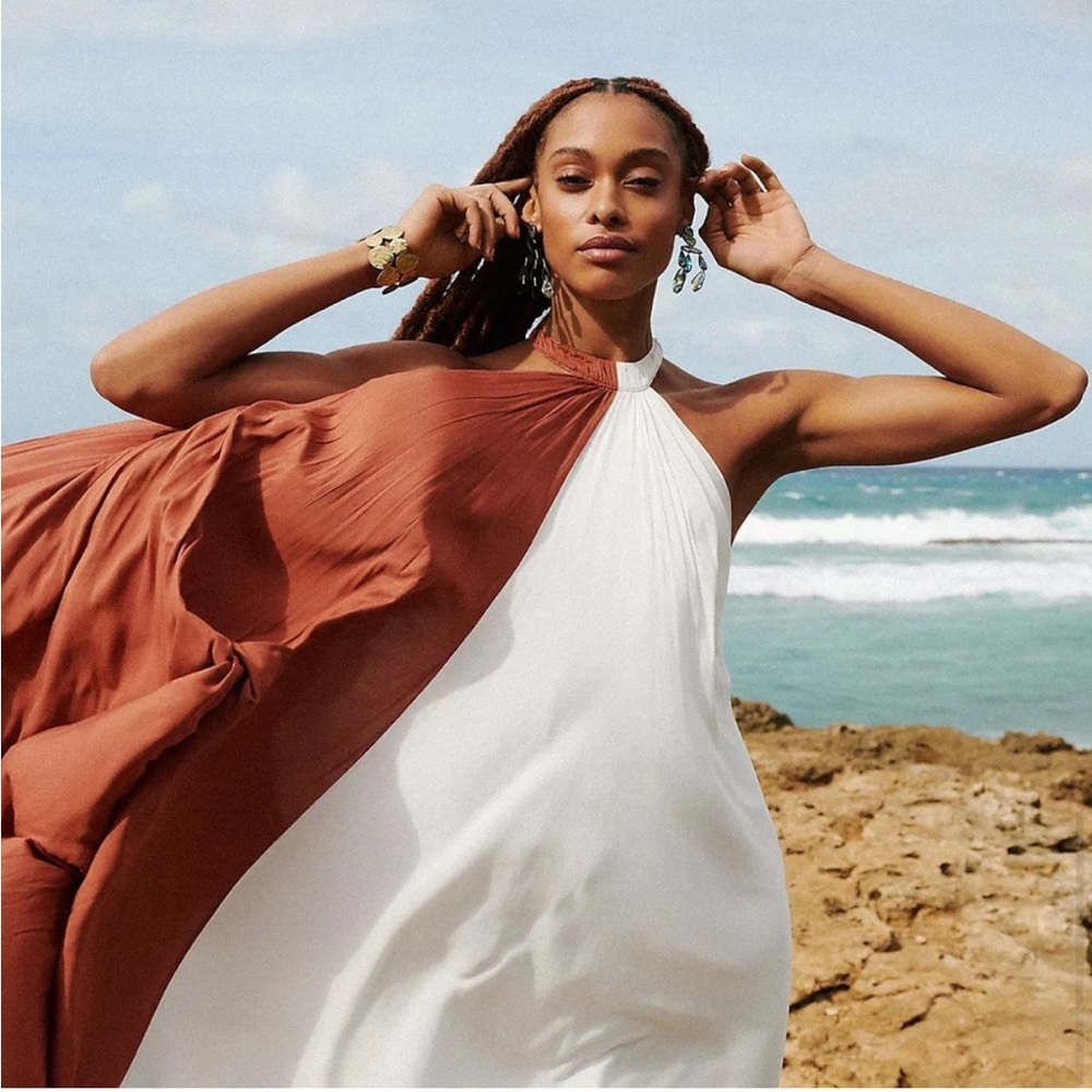 Gorgeous Anthro Trapeze Maxi